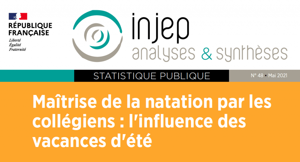 Injep natation collégiens