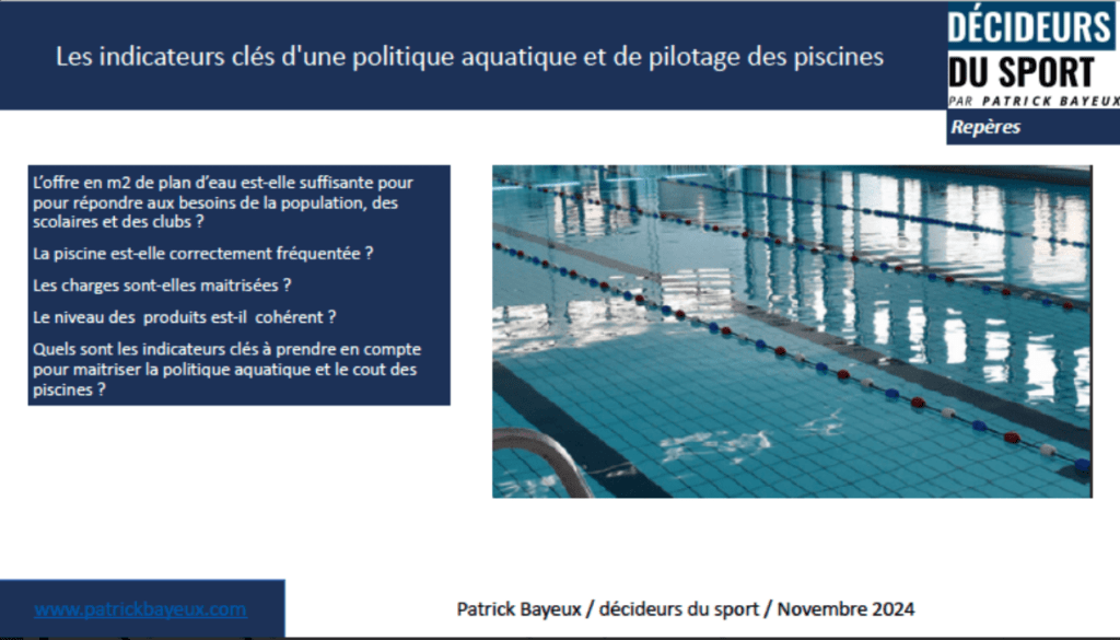 indicateurs piscines 